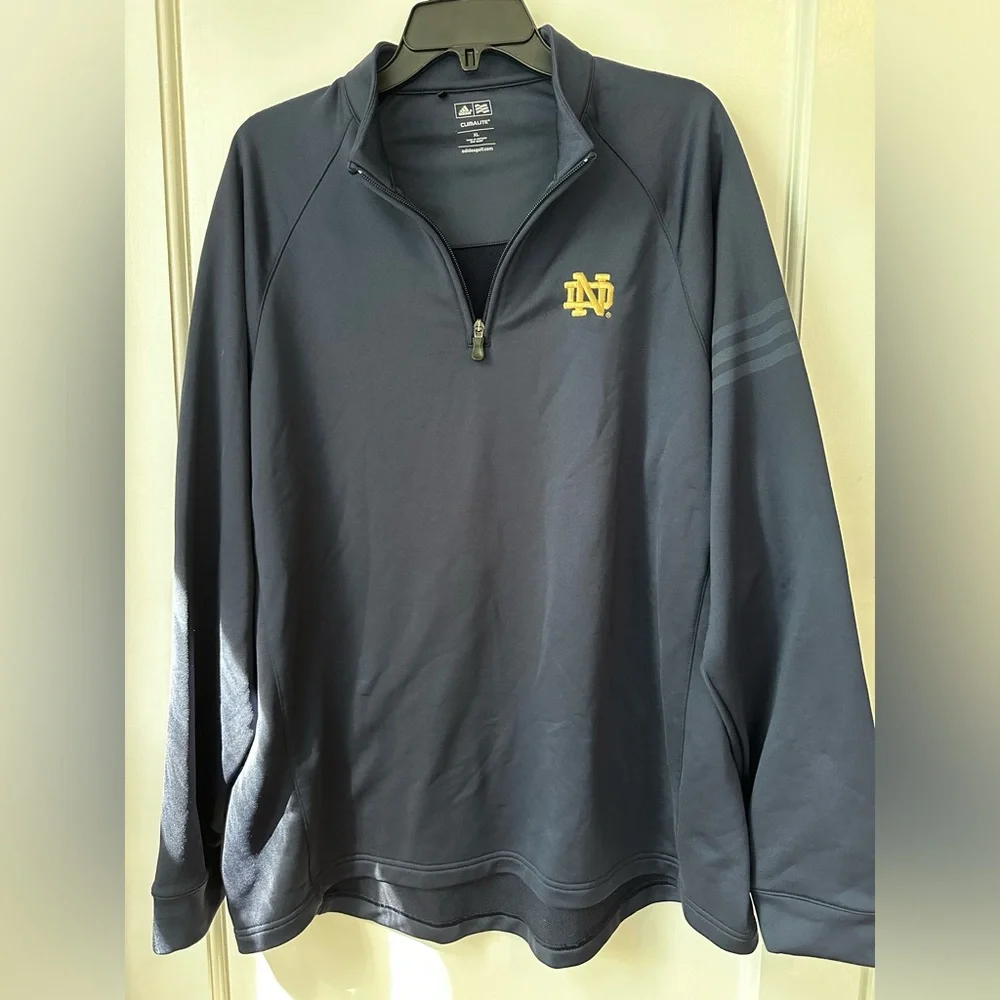 Men’s adidas Notre Dame golf 1/4 zip